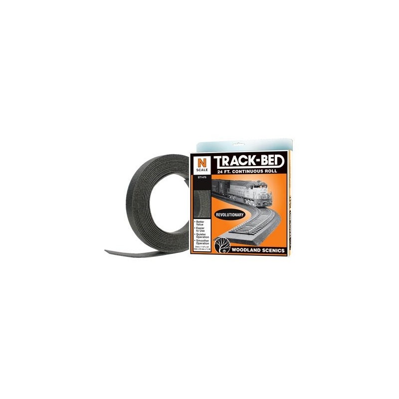 Rollo base de via track Bed 730cm Woodland Scenic ST1475 Escala N