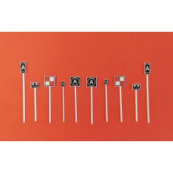 Lote de señales Nº1 RENFE S71 MDT Models Escala H0