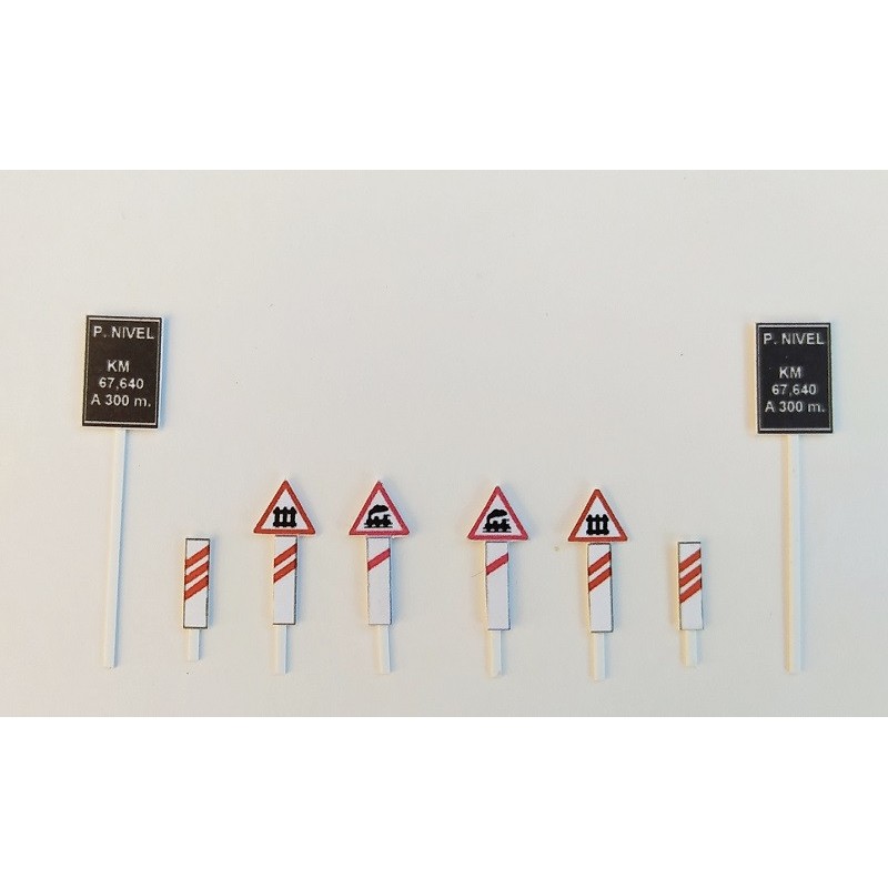 Lote de señales Nº2 RENFE S72 MDT Models Escala H0