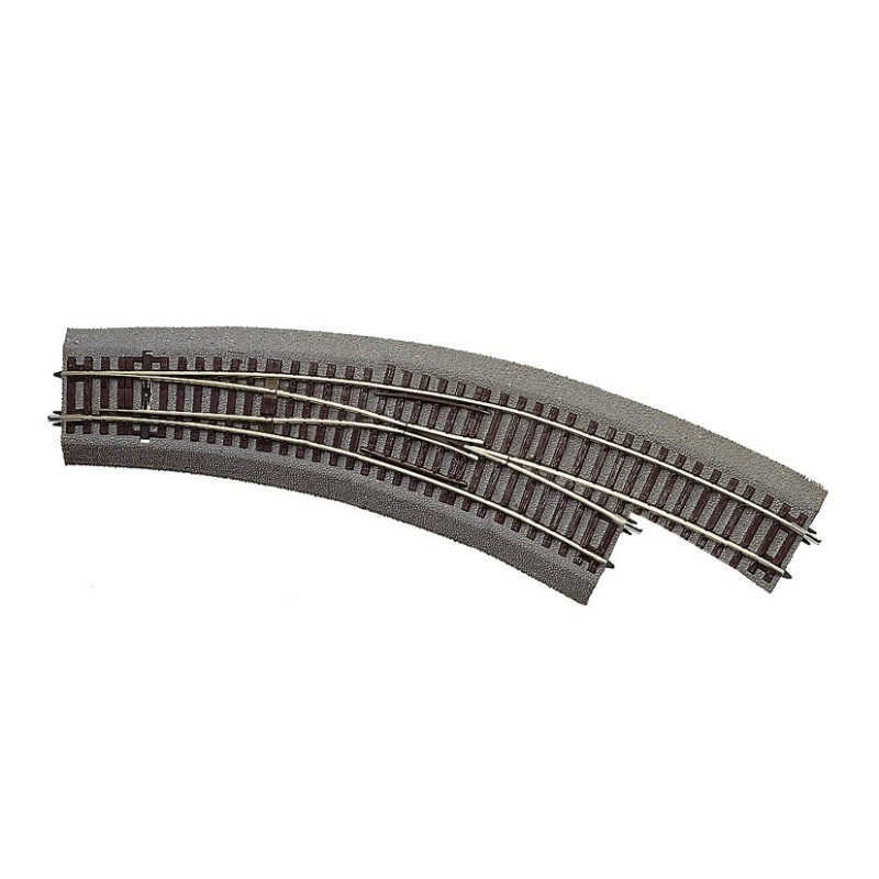 Desvío en curva derecha 30º R3/R4, 42573 Roco - Rocoline (con balasto) Escala H0