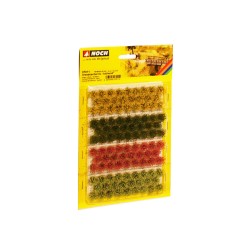 Manojos de hierbas de 9mm rojo, amarillo, verde claro y oscuro 104 pzs. 07011 NOCH