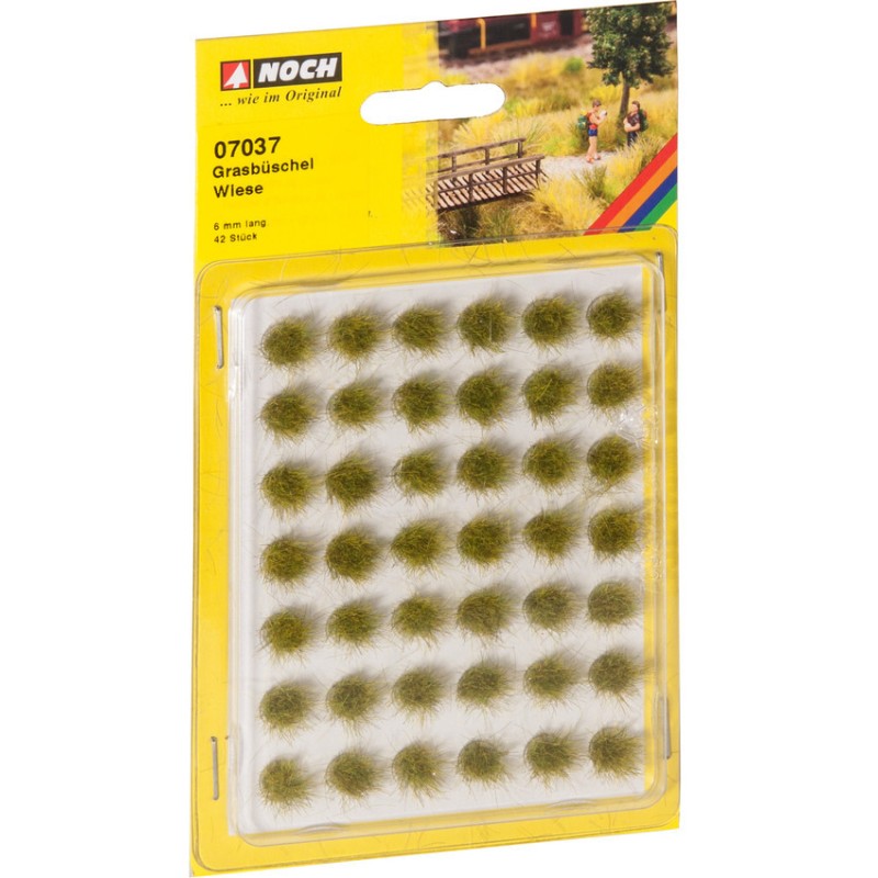 Manojos de hierbas de 6 mm, pradera 42 pzs. 07037 NOCH