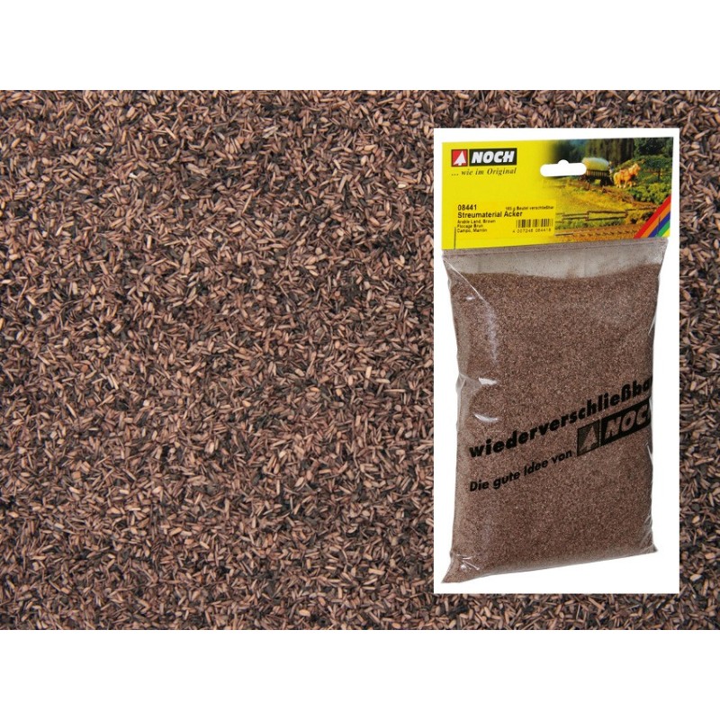 Material de dispersión, tierra de campo, marrón 165gr. 08441 NOCH