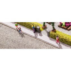 Plaza estructurada adoquinada 60314 NOCH Escala H0