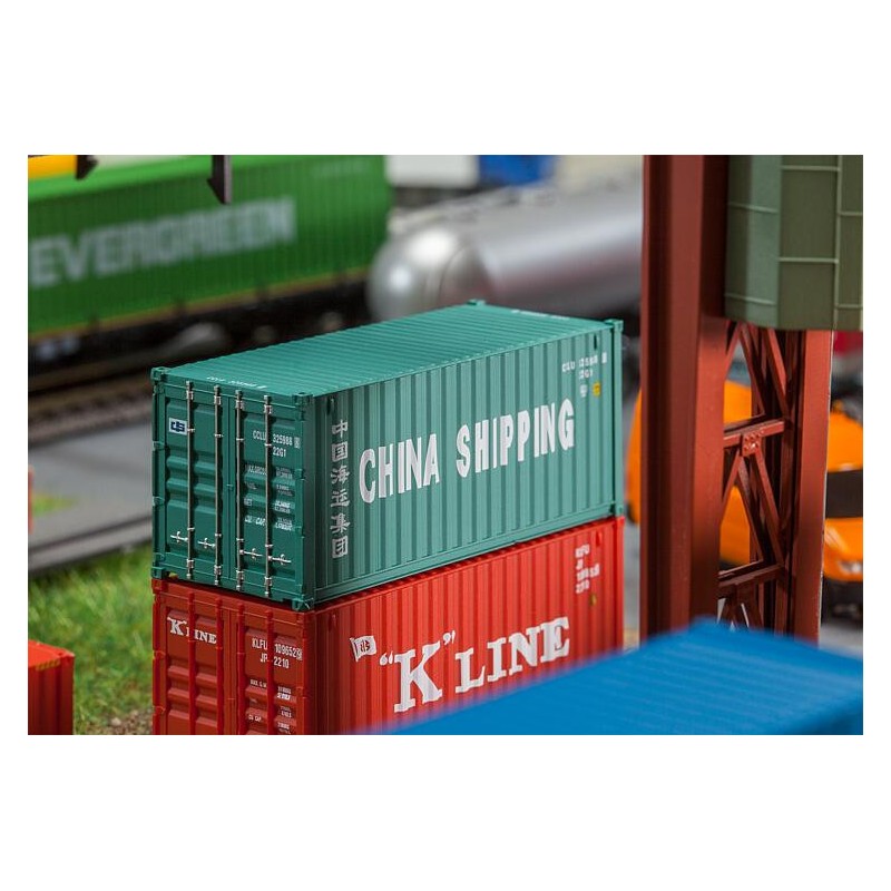 Contenedor de 20 ' CHINA SHIPPING 180828 Faller Escala H0