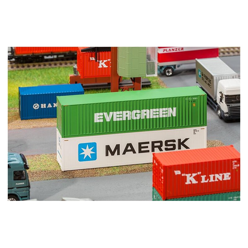 Contenedor de 40 ' EVERGREEN 180846 Faller Escala H0