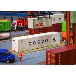 *Contenedor de 40 ' COSCO 180851 Faller Escala H0