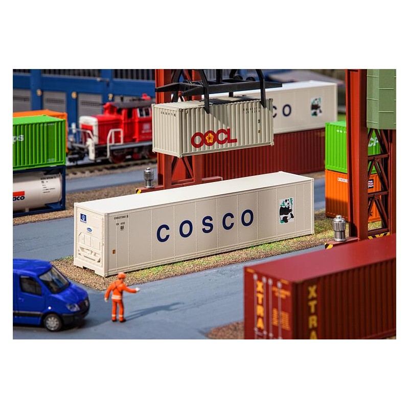 Contenedor de 40 ' COSCO 180851 Faller Escala H0