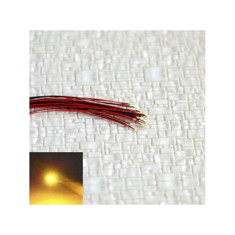 Micro SMD amarillo de 0,98mm y micro cable ya instalado Z0603-G MDT Models