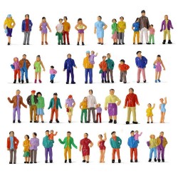 50 personas viandantes T802 MDT Models Escala H0