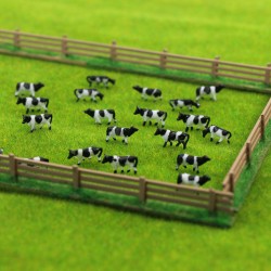 60 vacas blancas y negras VBN01 MDT Models Escala N