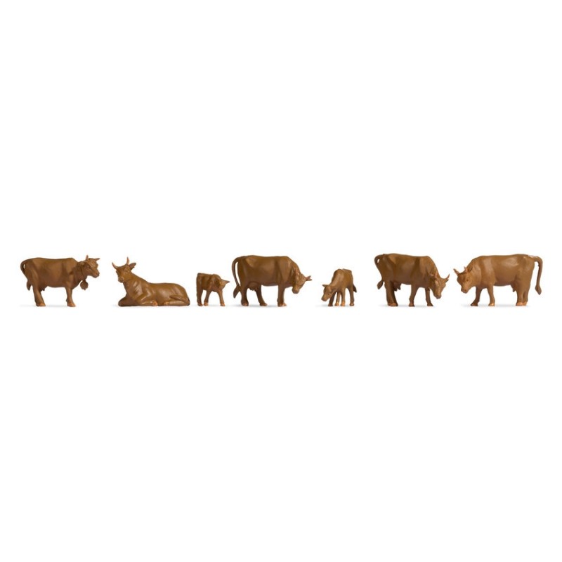 Vacas marrones 18216 NOCH Escala H0
