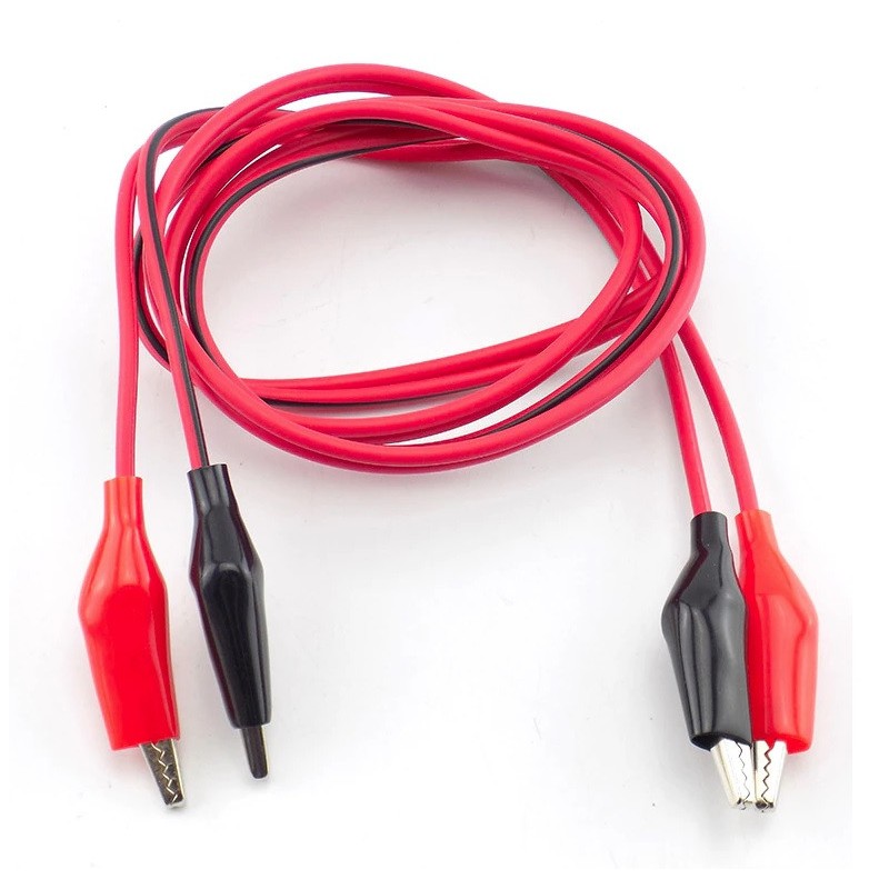 Set 4 mini pinzas con cable para puente de electricidad R448 MDT Models