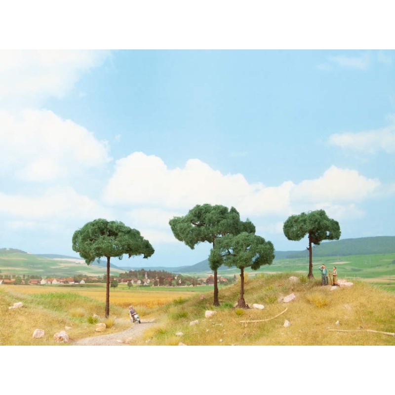 2 pinos mediterráneos de 11,5 y 8,5 cm 21992 NOCH