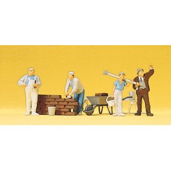 Albañiles 10251 Preiser Escala H0