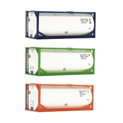 Set 3 contenedores cisternas 05216 Roco Escala H0