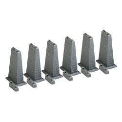 6 pilares de 80 mm altura 120473 Faller Escala H0