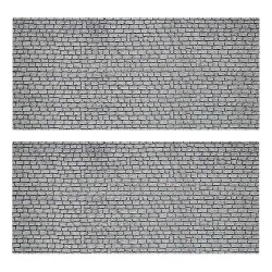 2 Placas flexibles piedra natural tallada 170804 Faller Escala H0