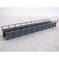 *Puente metálico 36 cm T36 HACK BRÜCKEN Escala H0