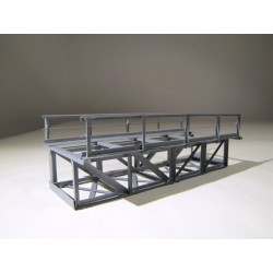 Puente metálico 12 cm K12 HACK BRÜCKEN Escala H0