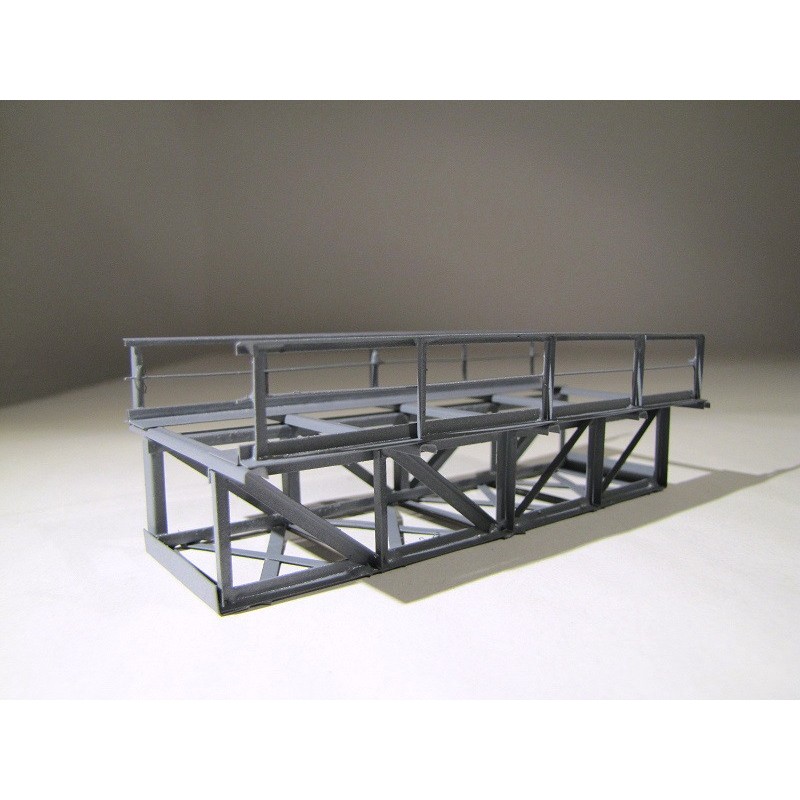 Puente metálico 12 cm K12 HACK BRÜCKEN Escala H0