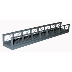 Pasarela peatonal metálica 18 cm F18 HACK BRÜCKEN Escala H0