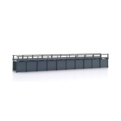 Puente de vigas metálicas 21 cm TN21 HACK BRÜCKEN Escala N