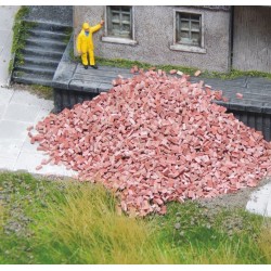 Ladrillos, mezcla de rojos, 3000 unid. 21253 Juweela Escala N