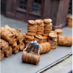 Barriles viejos oxidados 40 gr. 28161 Juweela Escala H0