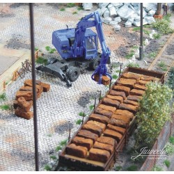 Fardos de chatarra oxidada, 30 piezas 28192 Juweela Escala H0