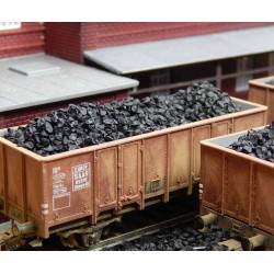 Carbón grueso negro, 25 gr. 28156 Juweela Escala H0