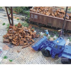 Chatarra industrial oxidada, 25gr. 28186 Juweela Escala H0