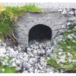 Pasos de agua gris pequeños, 4 unid. 28285 Juweela Escala H0