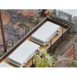 Carga, losas de hormigón, 10 unid. 28299 Juweela Escala H0