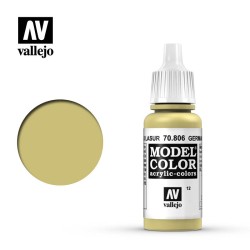 Pintura Acrílica, Amarillo Lasur, 70806 Vallejo, Model Color, 17ml. nº12