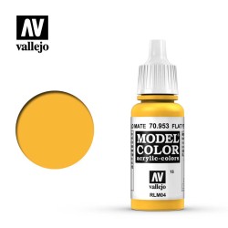 Pintura Acrílica, Amarillo Mate, 70953 Vallejo, Model Color, 17ml. nº15