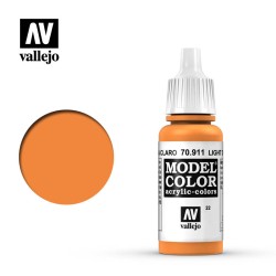 Pintura Acrílica, Naranja Claro, 70911 Vallejo, Model Color, 17ml. nº22