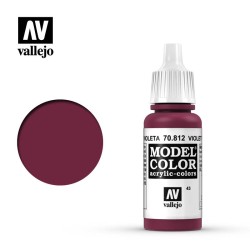 Pintura Acrílica, Rojo Violeta, 70812 Vallejo, Model Color, 17ml. nº43