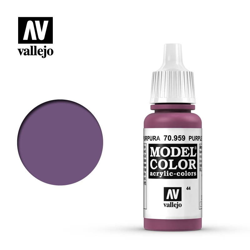 Pintura Acrílica, Púrpura, 70959 Vallejo, Model Color, 17ml. nº44