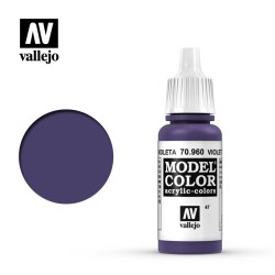 Pintura Acrílica, Violeta, 70960 Vallejo, Model Color, 17ml. nº47