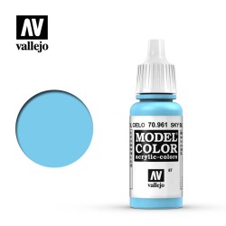 Pintura Acrílica, Azul Cielo, 70961 Vallejo, Model Color, 17ml. nº67