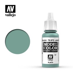 Pintura Acrílica, Verde Azul Pálido, 70972 Vallejo, Model Color, 17ml. nº107