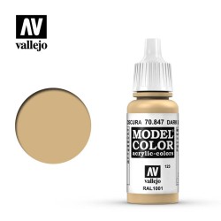 Pintura Acrílica, Arena Oscura, 70847 Vallejo, Model Color, 17ml. nº123