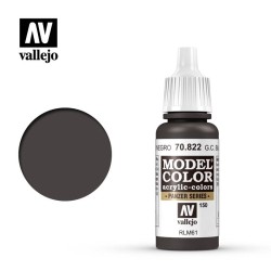 Pintura Acrílica, Alemán Camuflaje Pardo Negro, 70822 Vallejo, Model Color, 17ml. nº150