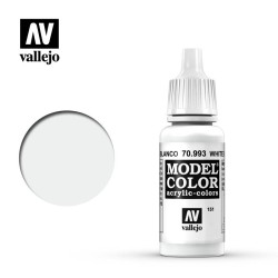 Pintura Acrílica, Gris Blanco, 70993 Vallejo, Model Color, 17ml. nº151