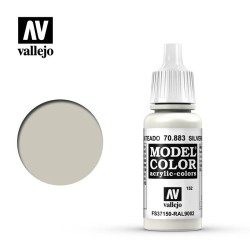 Pintura Acrílica, Gris Plateado, 70883 Vallejo, Model Color, 17ml. nº152