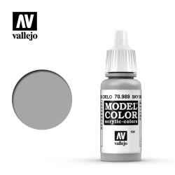 Pintura Acrílica, Gris Cielo, 70989 Vallejo, Model Color, 17ml. nº154