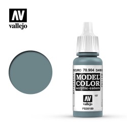 Pintura Acrílica, Gris Azul Oscuro, 70904 Vallejo, Model Color, 17ml. nº157