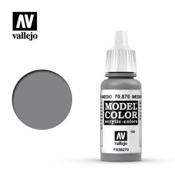 Pintura Acrílica, Gris Marina Medio, 70870 Vallejo, Model Color, 17ml. nº158