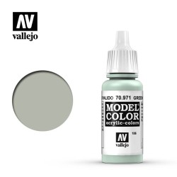Pintura Acrílica, Verde Gris Pálido, 70971 Vallejo, Model Color, 17ml. nº106